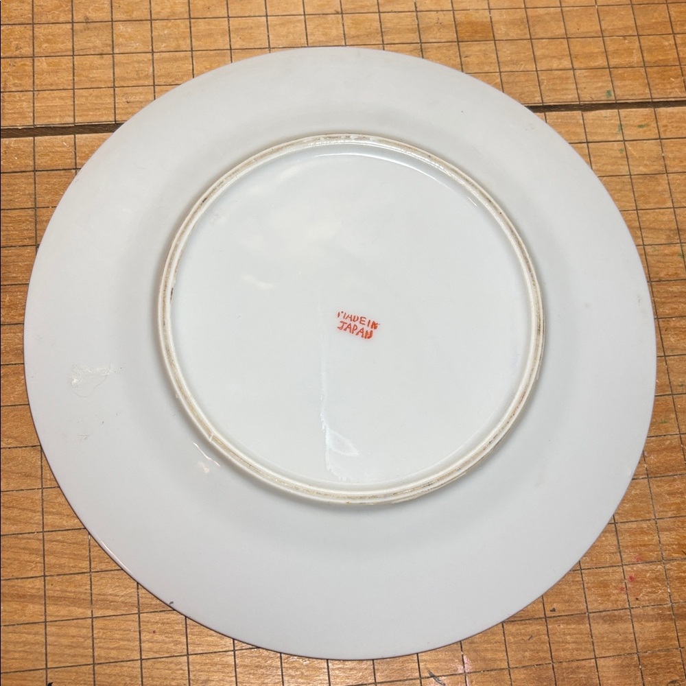 6 Japan Moriage Plates 7 5/8”D Immortals Kannan Goddess of Compassion - Picture 17 of 17
